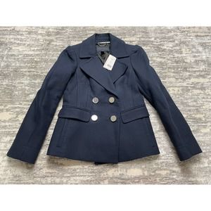 BANANA REPUBLIC BLUE COAT XS PETITE